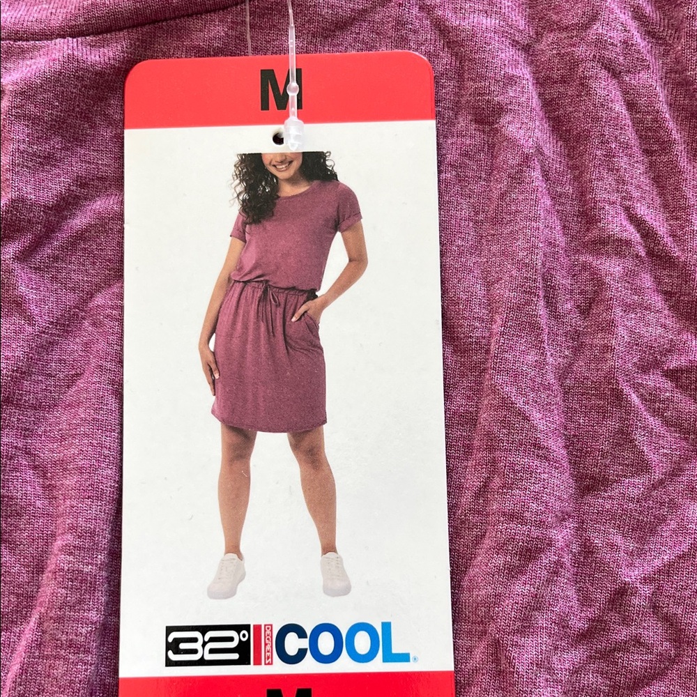 32 Degrees Berry Casual Dress